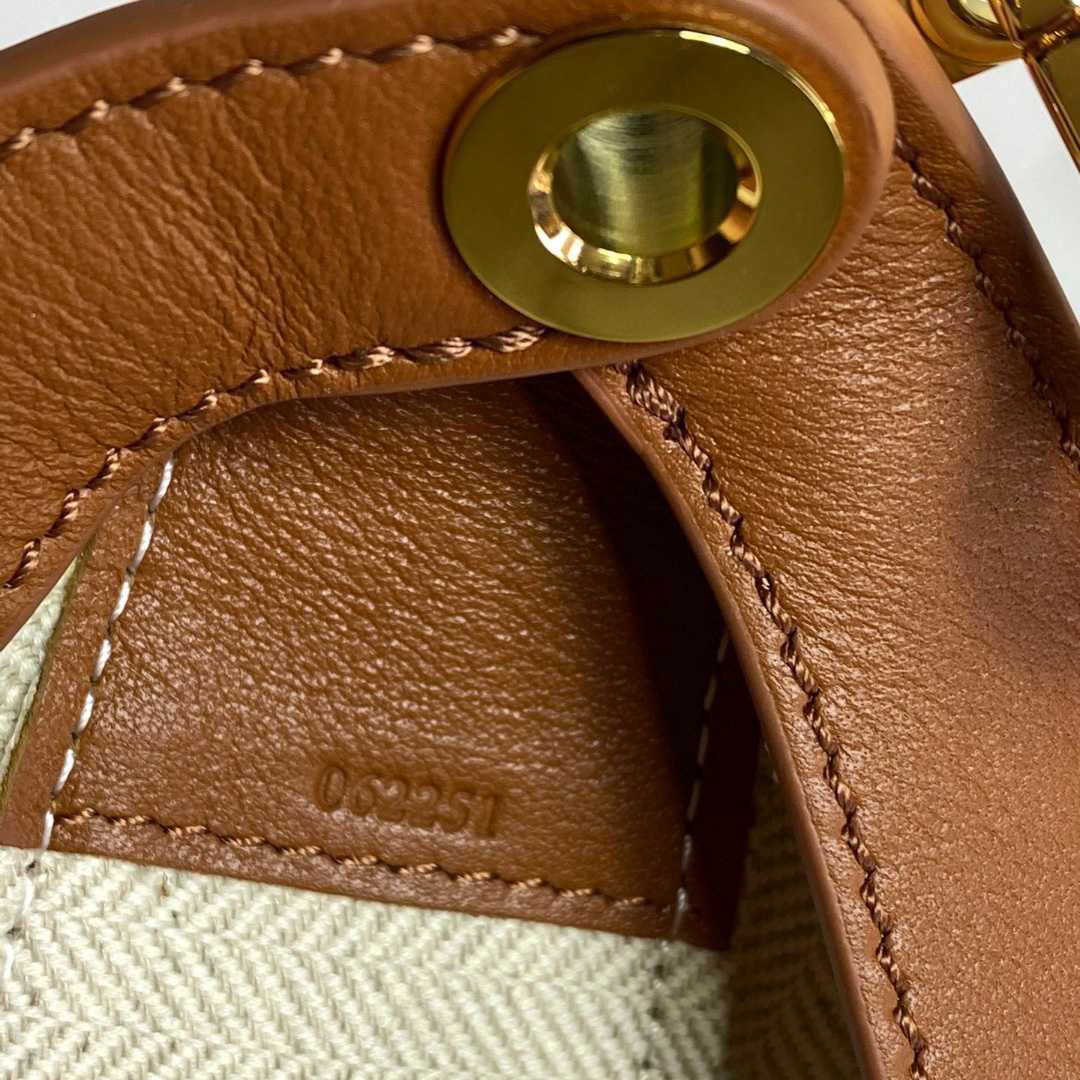 Loewe Small Loewe Luna Bag In Anagram Jacquard And Classic Calfskin(30-12-6cm) - PerfectKickZ
