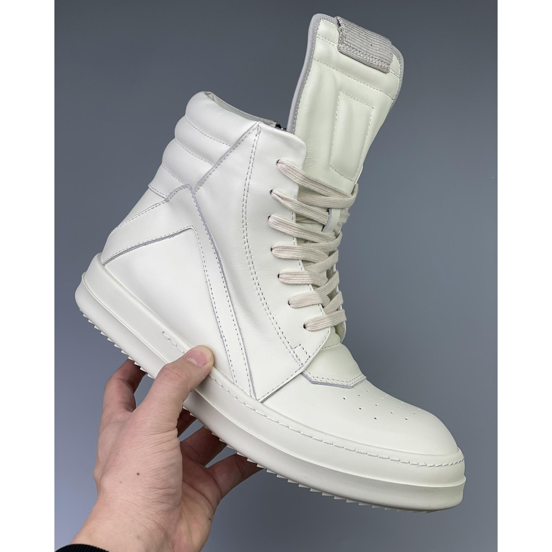 Rick Owens Geobasket High Top Sneakers - PerfectKickZ