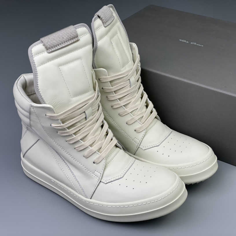Rick Owens Geobasket High Top Sneakers - PerfectKickZ