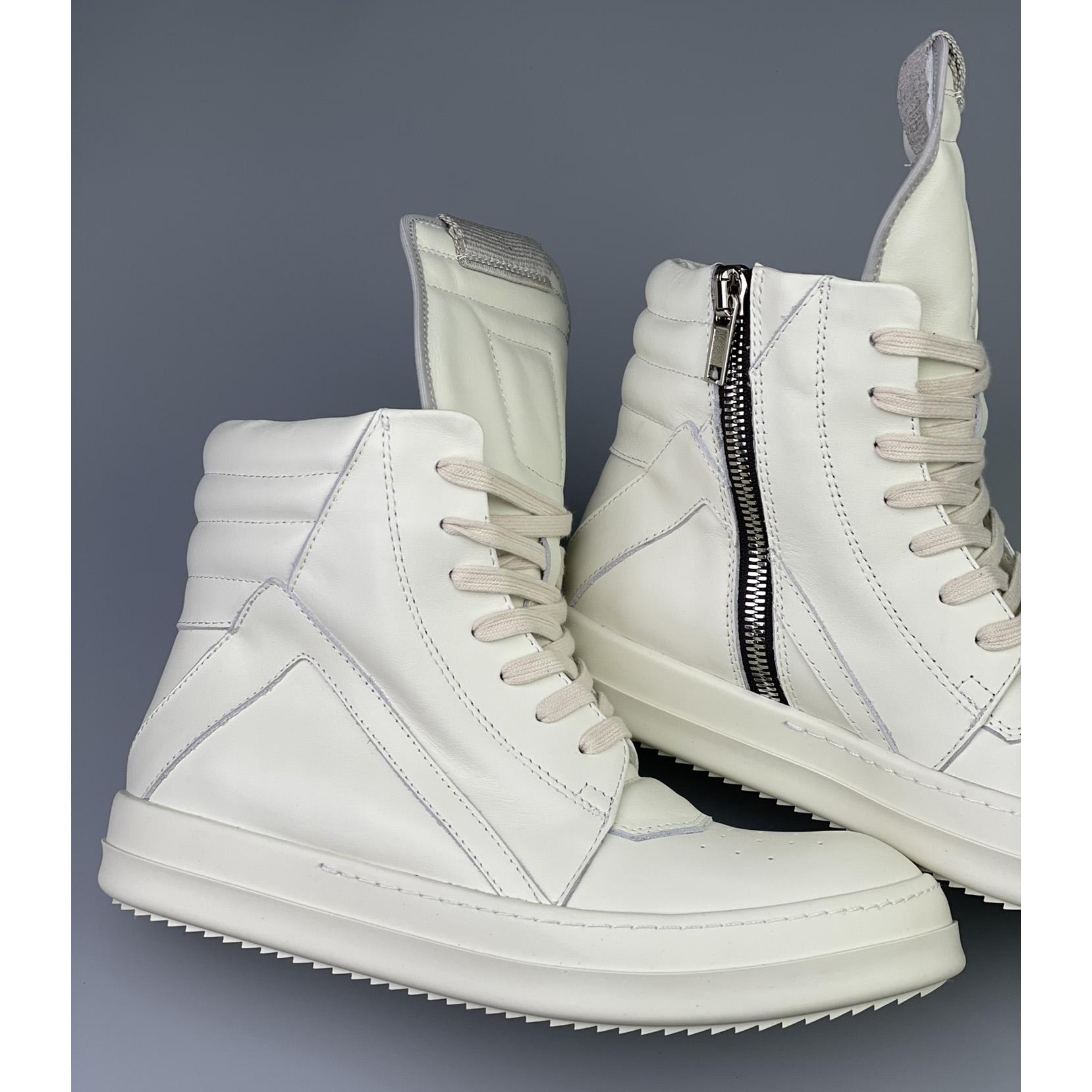 Rick Owens Geobasket High Top Sneakers - PerfectKickZ