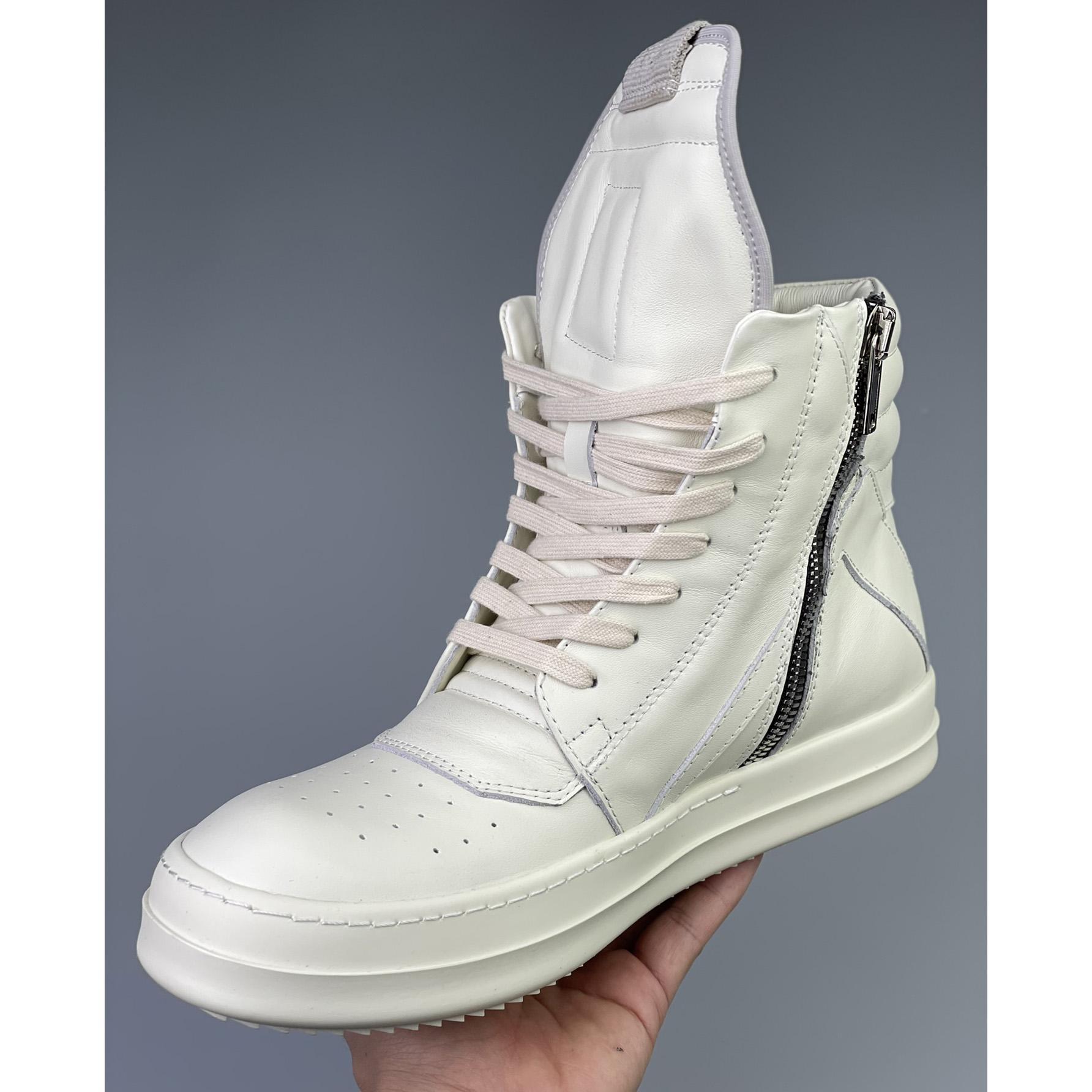 Rick Owens Geobasket High Top Sneakers - PerfectKickZ
