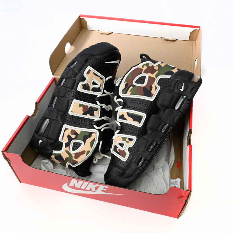 Nike Air More Uptempo Camouflage Colour Sneaker     CJ6122-001 - PerfectKickZ