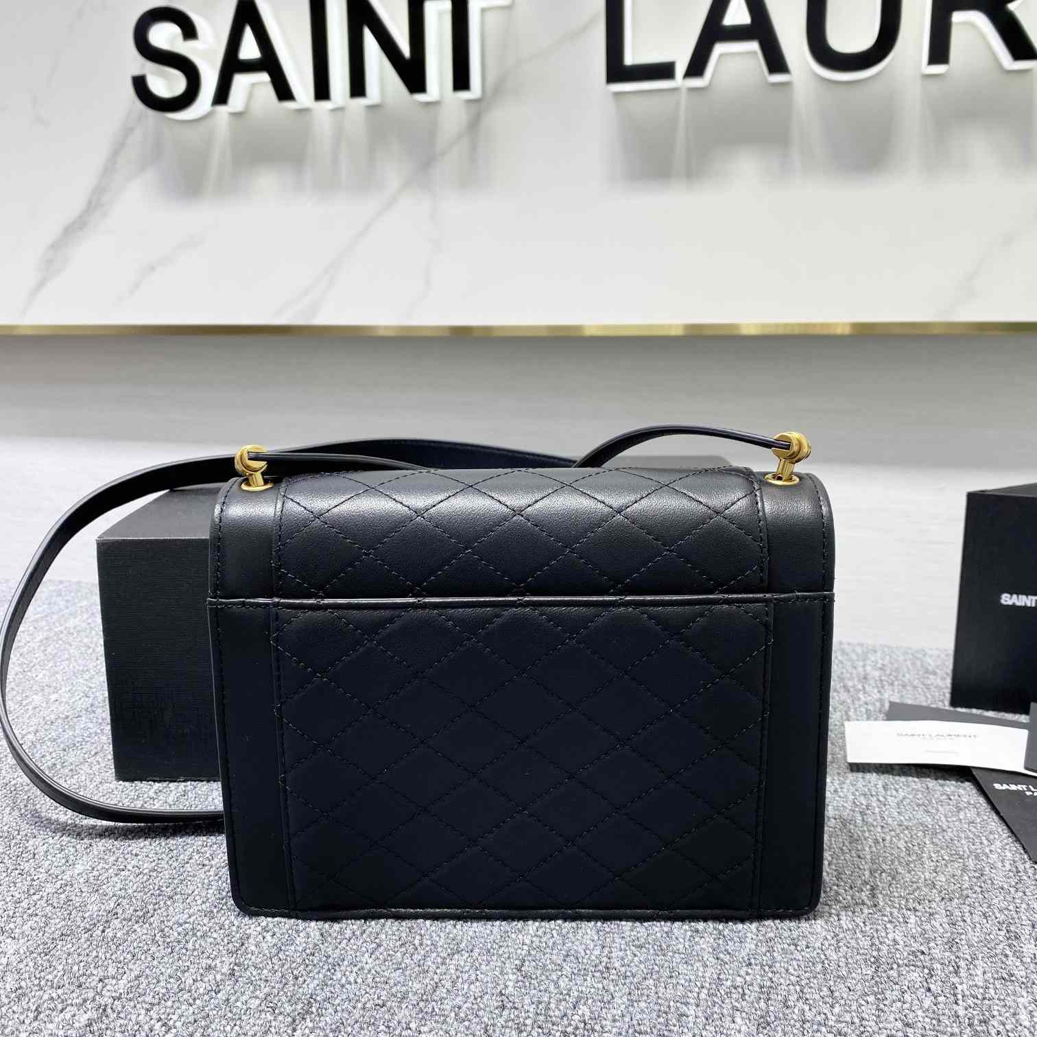Saint Laurent Gaby Mini Satchel In Quilted Lambskin - PerfectKickZ