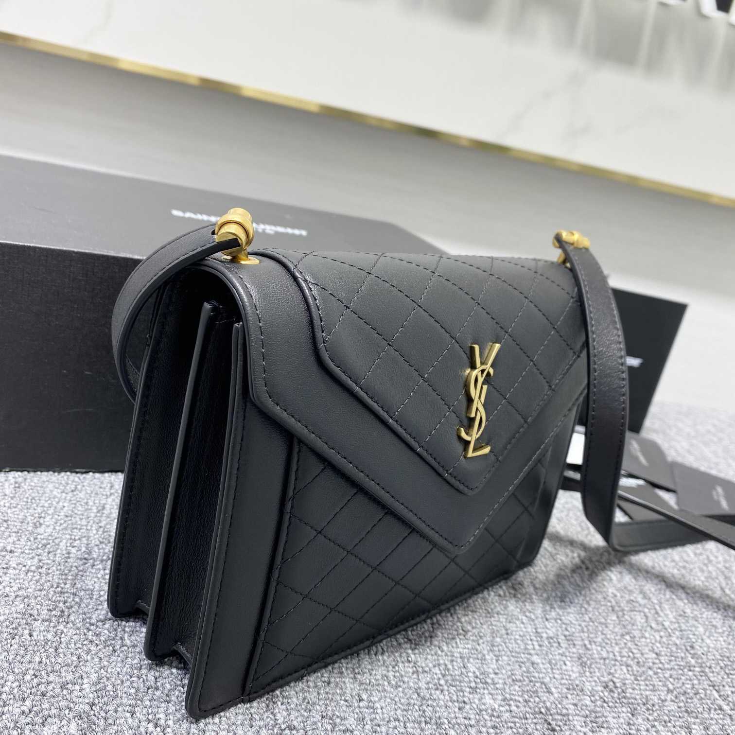 Saint Laurent Gaby Mini Satchel In Quilted Lambskin - PerfectKickZ