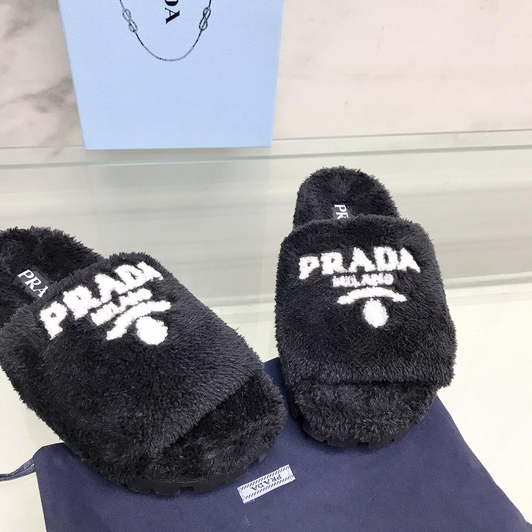 Prada Terry Cloth Slides - PerfectKickZ
