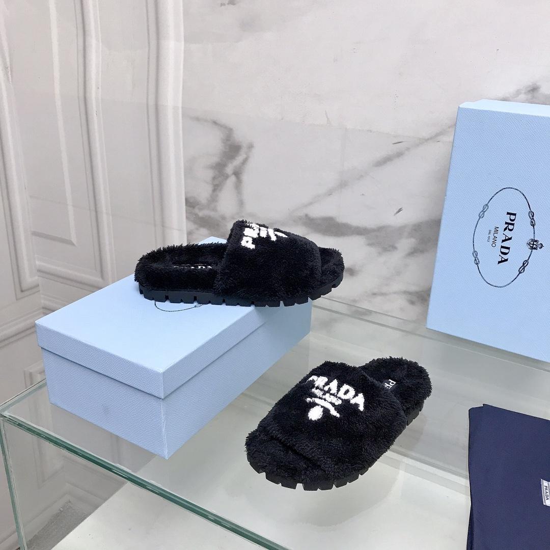Prada Terry Cloth Slides - PerfectKickZ