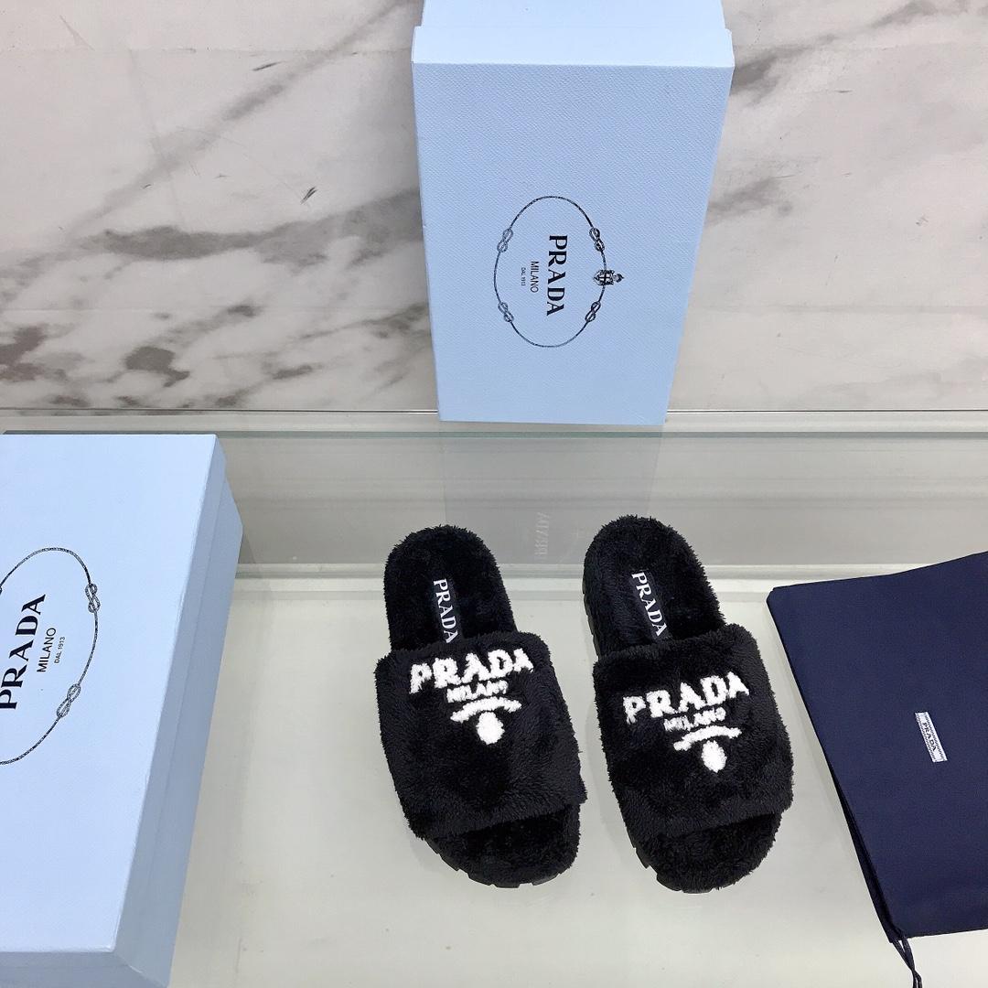 Prada Terry Cloth Slides - PerfectKickZ