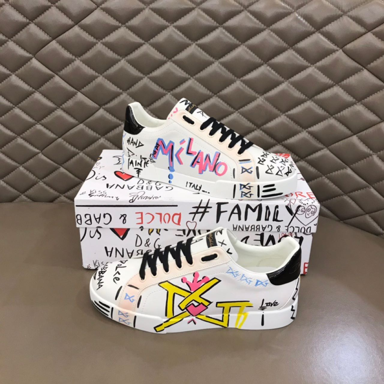 Dolce & Gabbana Limited Edition Portofino Sneakers - PerfectKickZ
