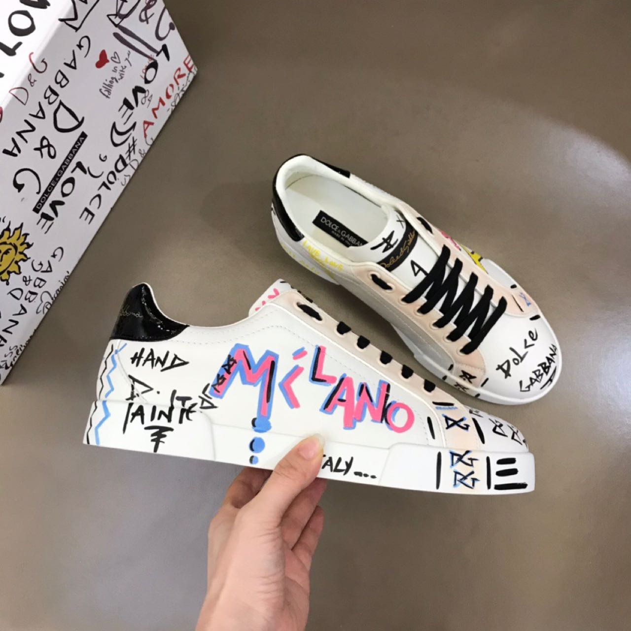 Dolce & Gabbana Limited Edition Portofino Sneakers - PerfectKickZ