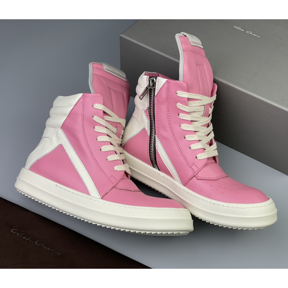 Rick Owens Geobasket High Top Sneakers - PerfectKickZ