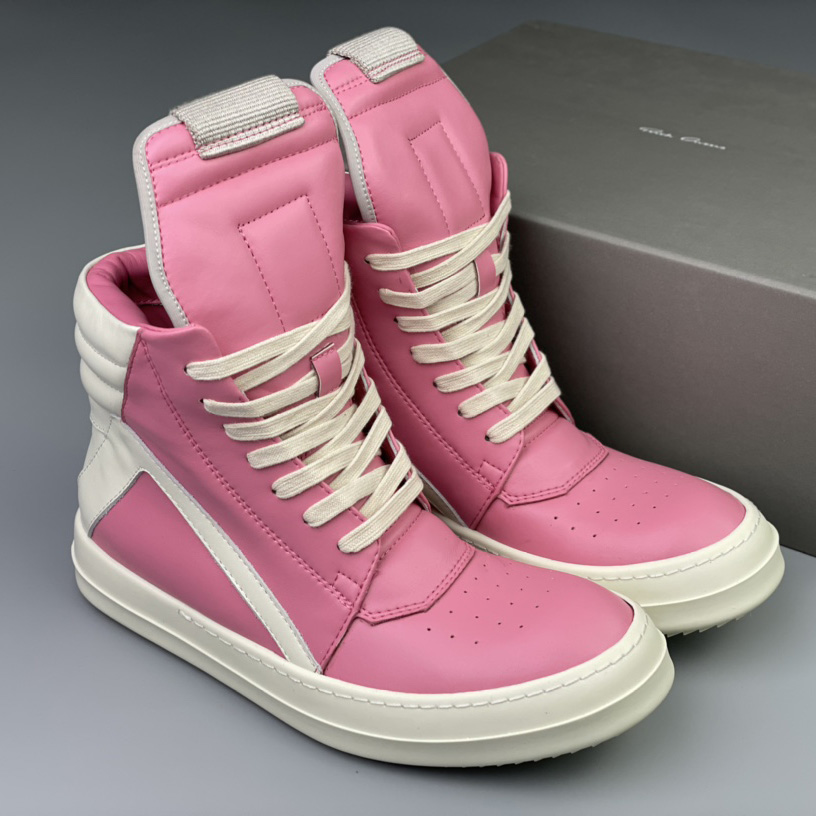 Rick Owens Geobasket High Top Sneakers - PerfectKickZ