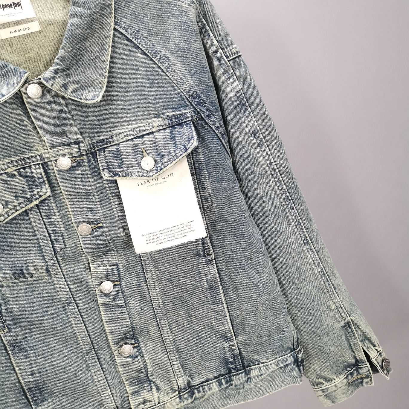 Fear Of God Fog Denim Jacket - PerfectKickZ