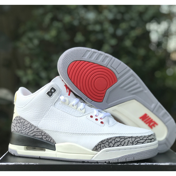 Air Jordan 3 “White Cement Reimagined” Basketball Shoes   DN3707-100 - PerfectKickZ