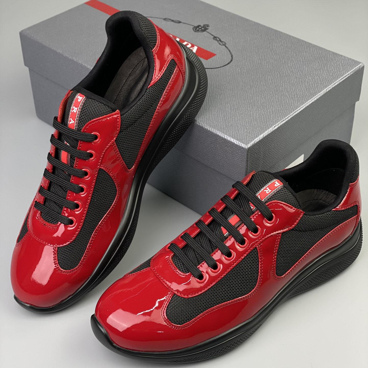 Prada Male America's Cup Sneaker  - PerfectKickZ