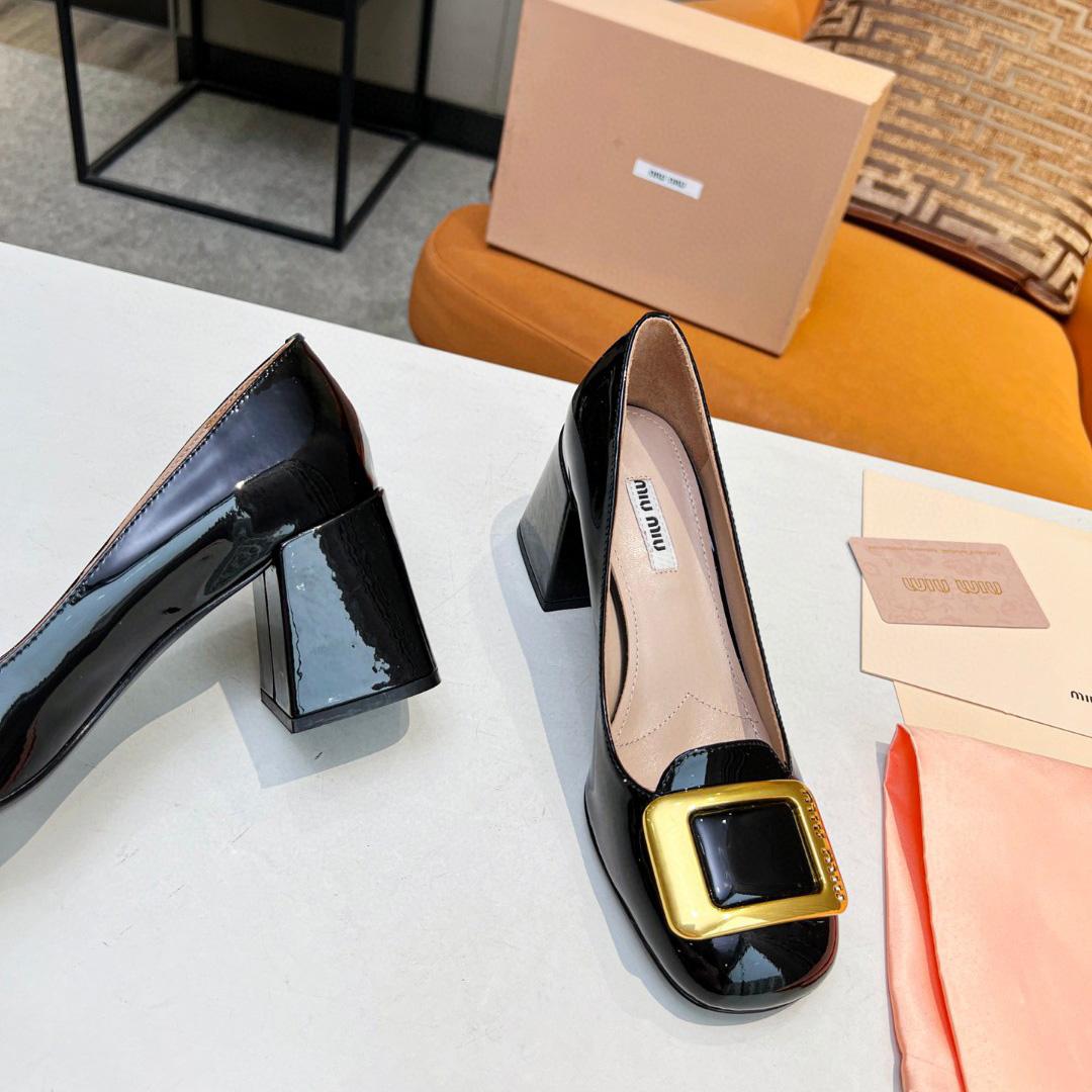 Miu Miu Patent Leather Pumps - PerfectKickZ