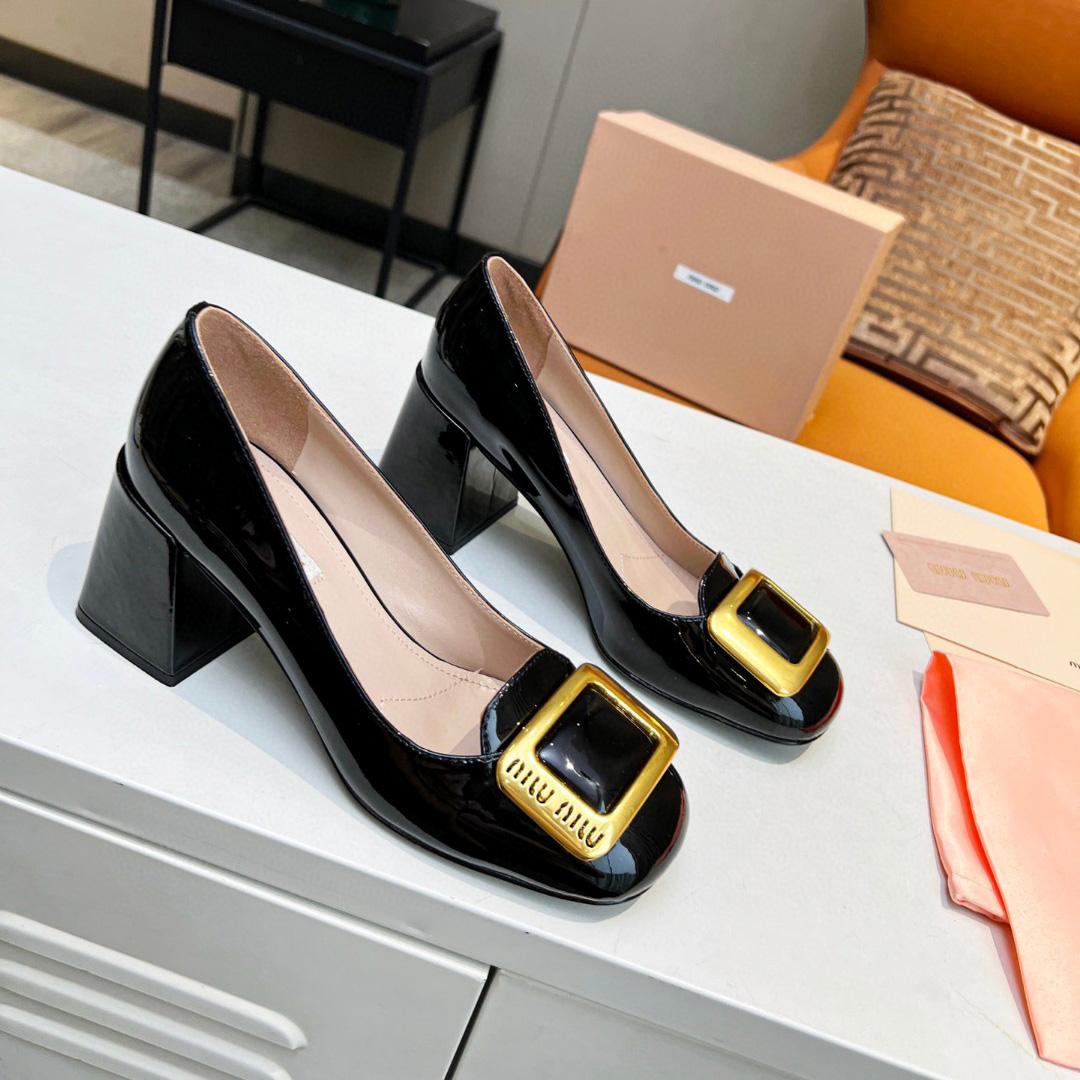 Miu Miu Patent Leather Pumps - PerfectKickZ