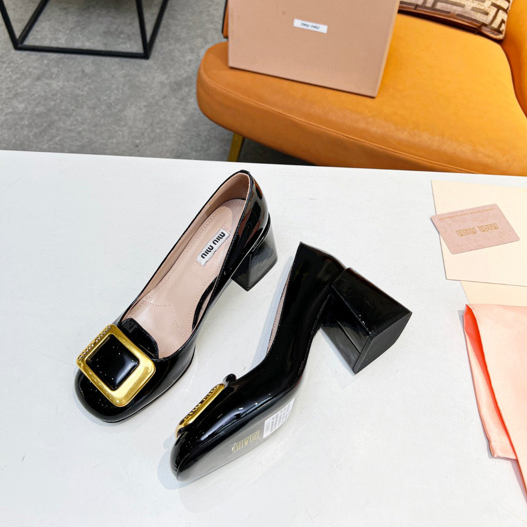 Miu Miu Patent Leather Pumps - PerfectKickZ