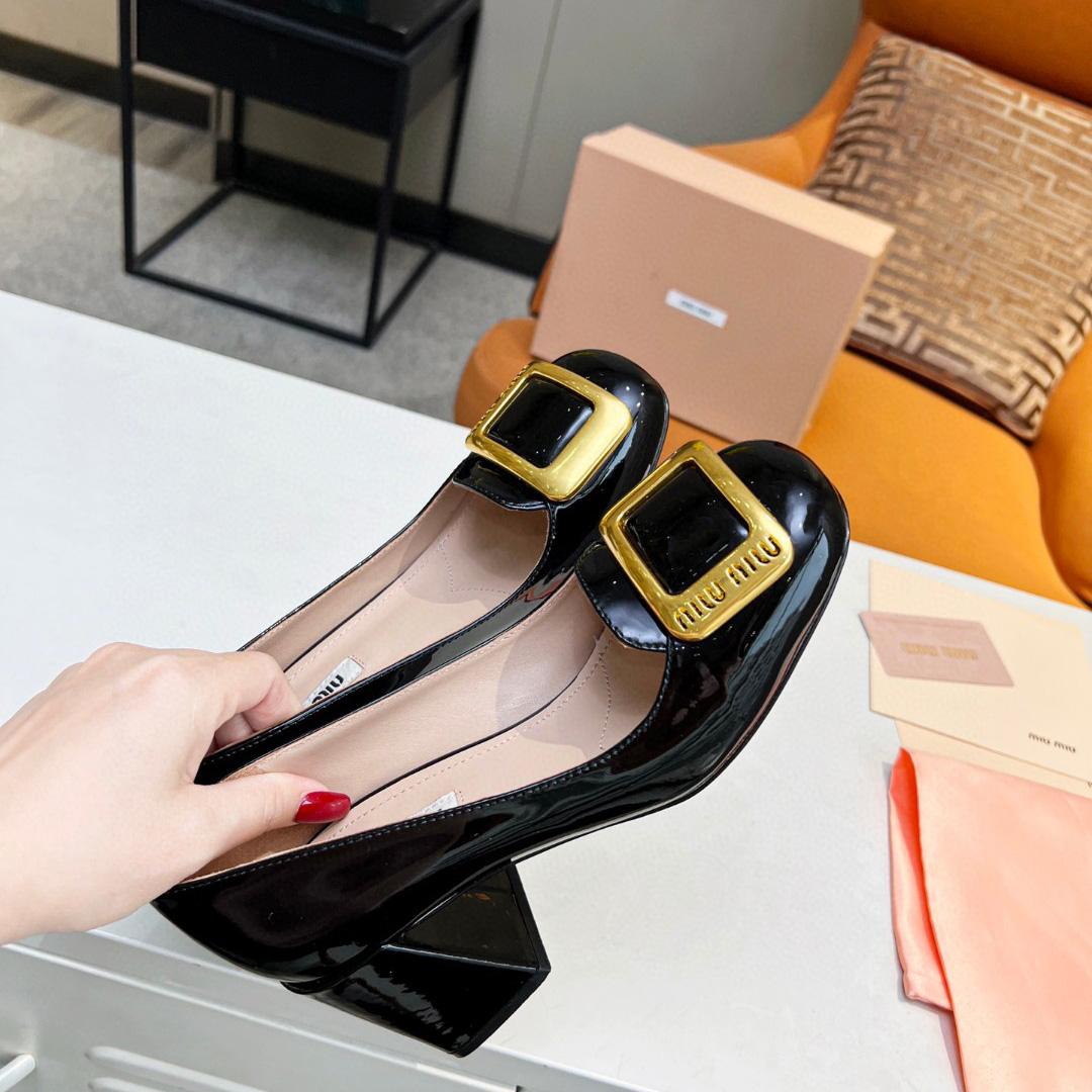 Miu Miu Patent Leather Pumps - PerfectKickZ