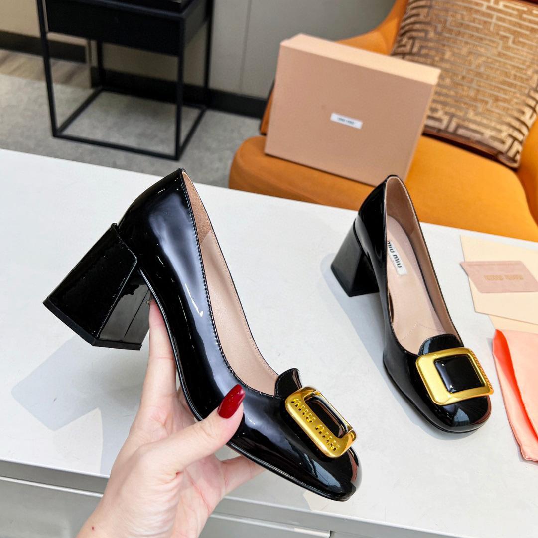Miu Miu Patent Leather Pumps - PerfectKickZ