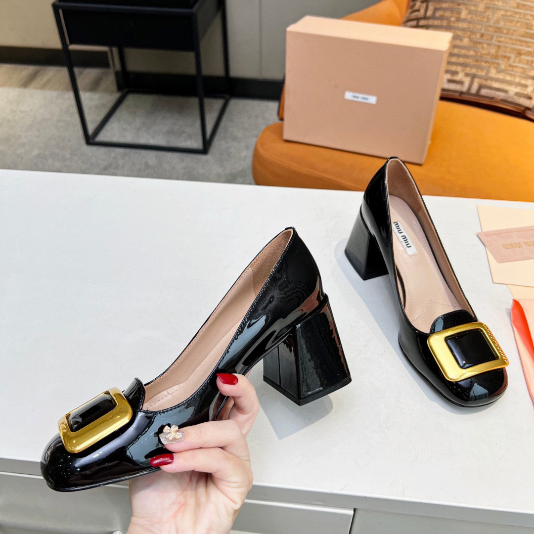 Miu Miu Patent Leather Pumps - PerfectKickZ