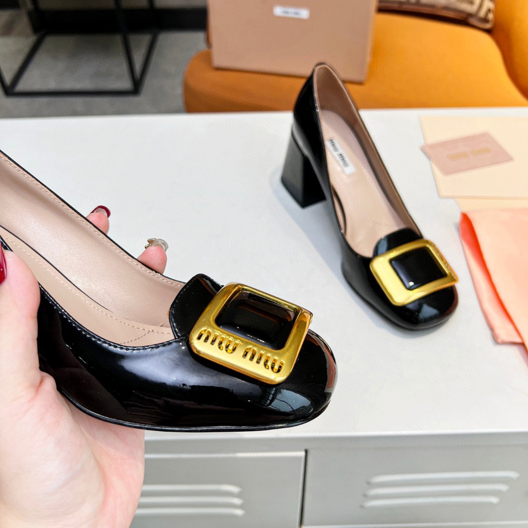 Miu Miu Patent Leather Pumps - PerfectKickZ