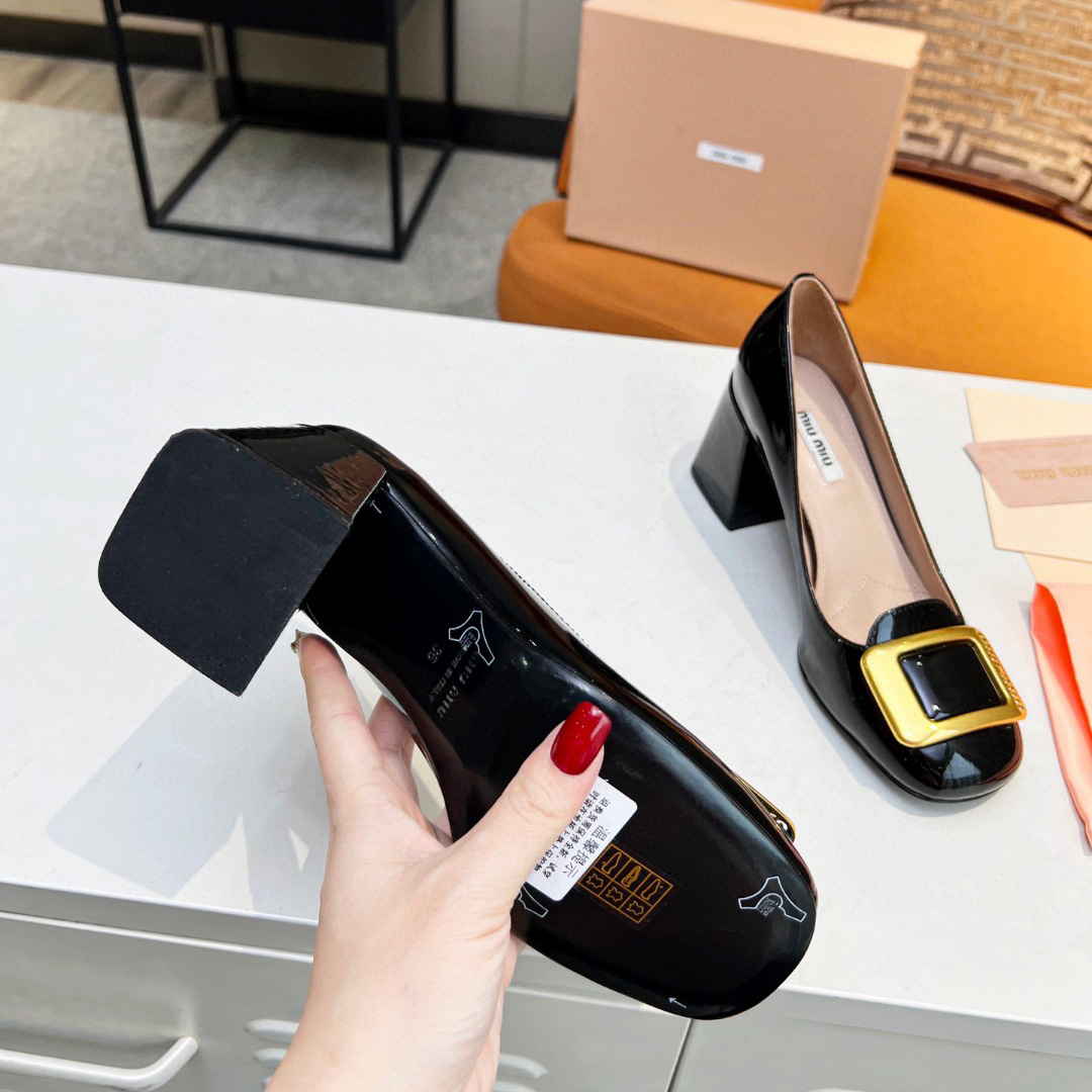 Miu Miu Patent Leather Pumps - PerfectKickZ