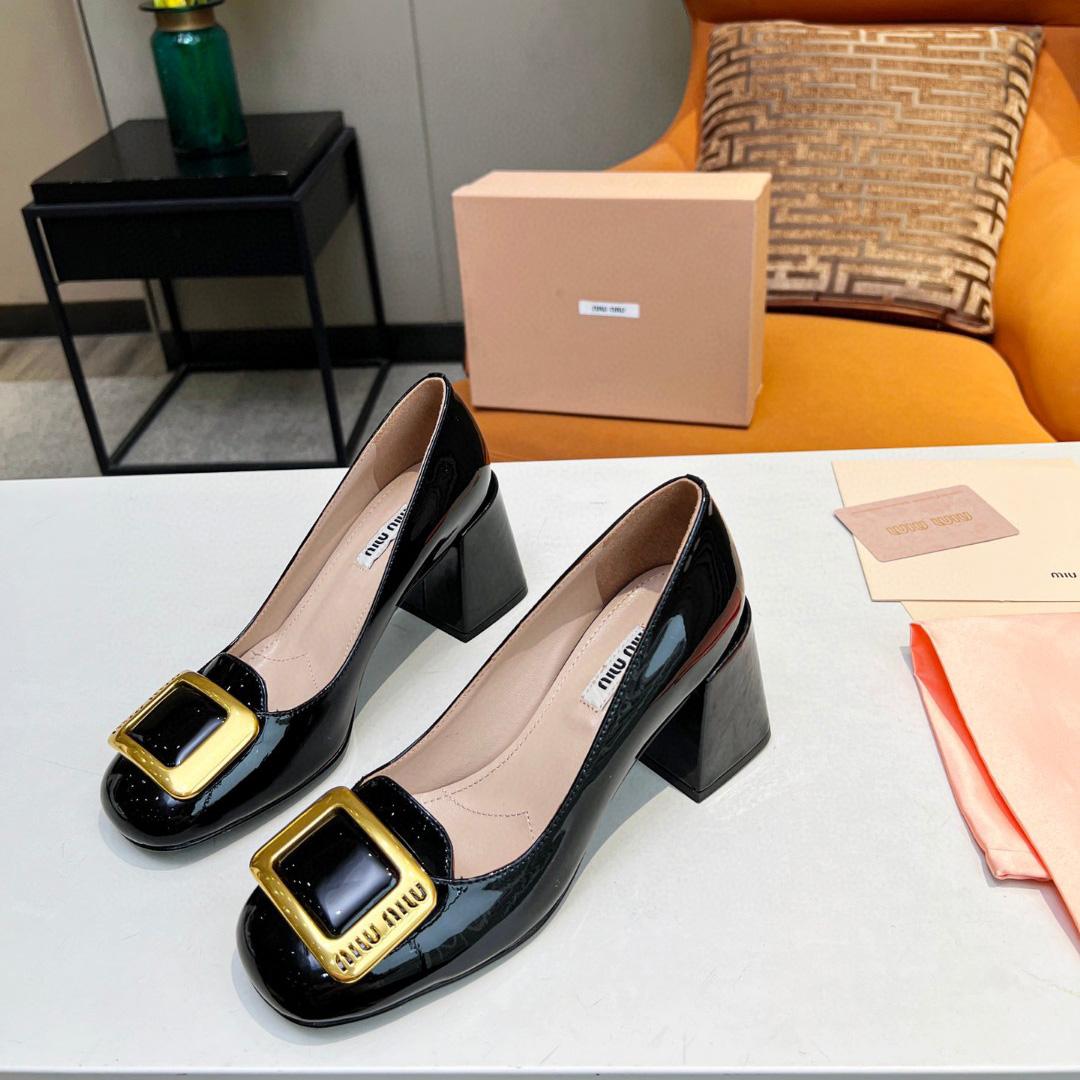 Miu Miu Patent Leather Pumps - PerfectKickZ