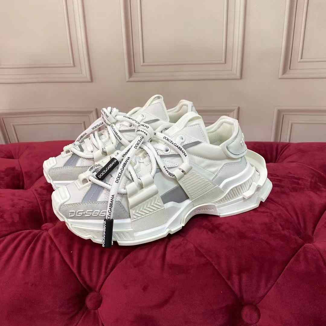 Dolce & Gabbana Mixed-Material Space Sneakers - PerfectKickZ