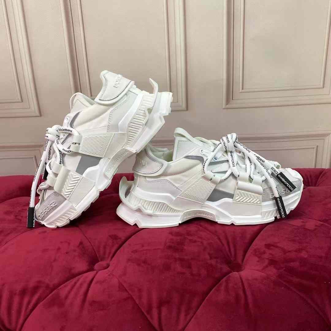 Dolce & Gabbana Mixed-Material Space Sneakers - PerfectKickZ