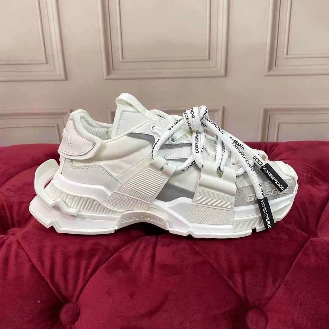 Dolce & Gabbana Mixed-Material Space Sneakers - PerfectKickZ