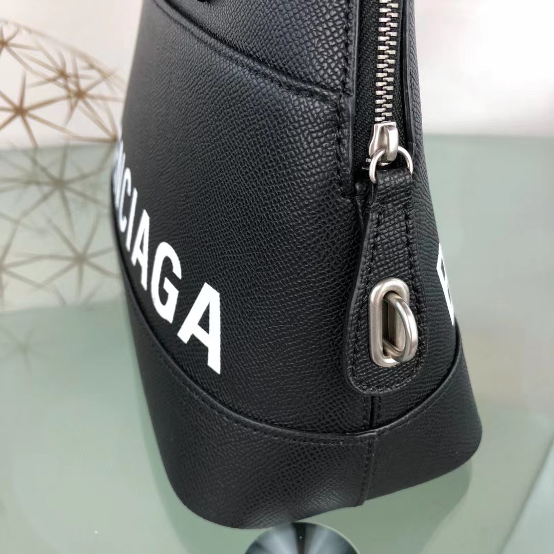 Balenciaga Women's Ville Small Handbag In Black/White (19-21-8cm) - PerfectKickZ