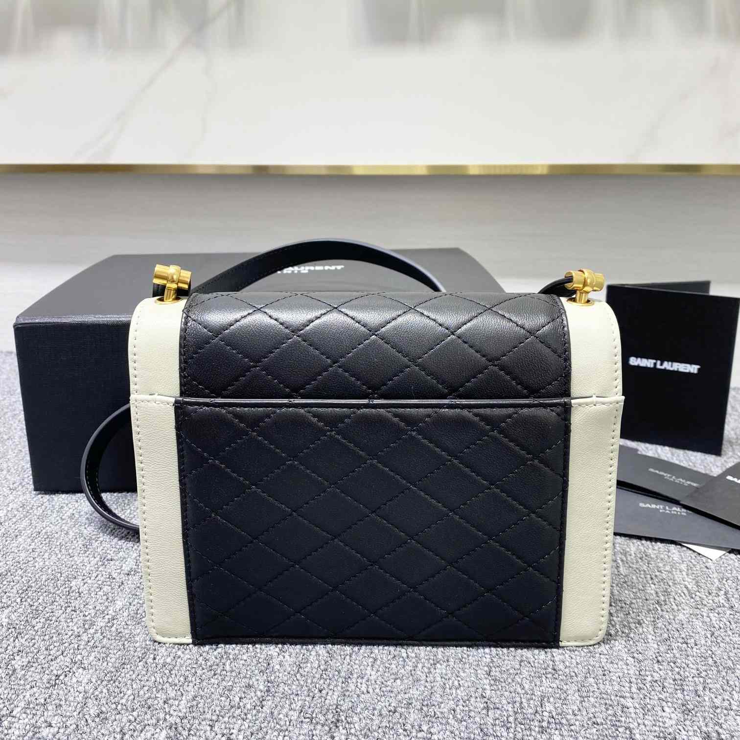 Saint Laurent Gaby Mini Satchel In Quilted Lambskin - PerfectKickZ
