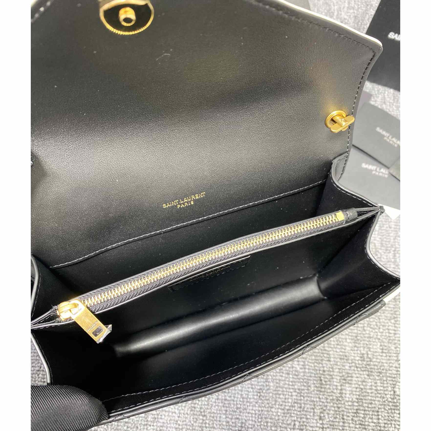 Saint Laurent Gaby Mini Satchel In Quilted Lambskin - PerfectKickZ
