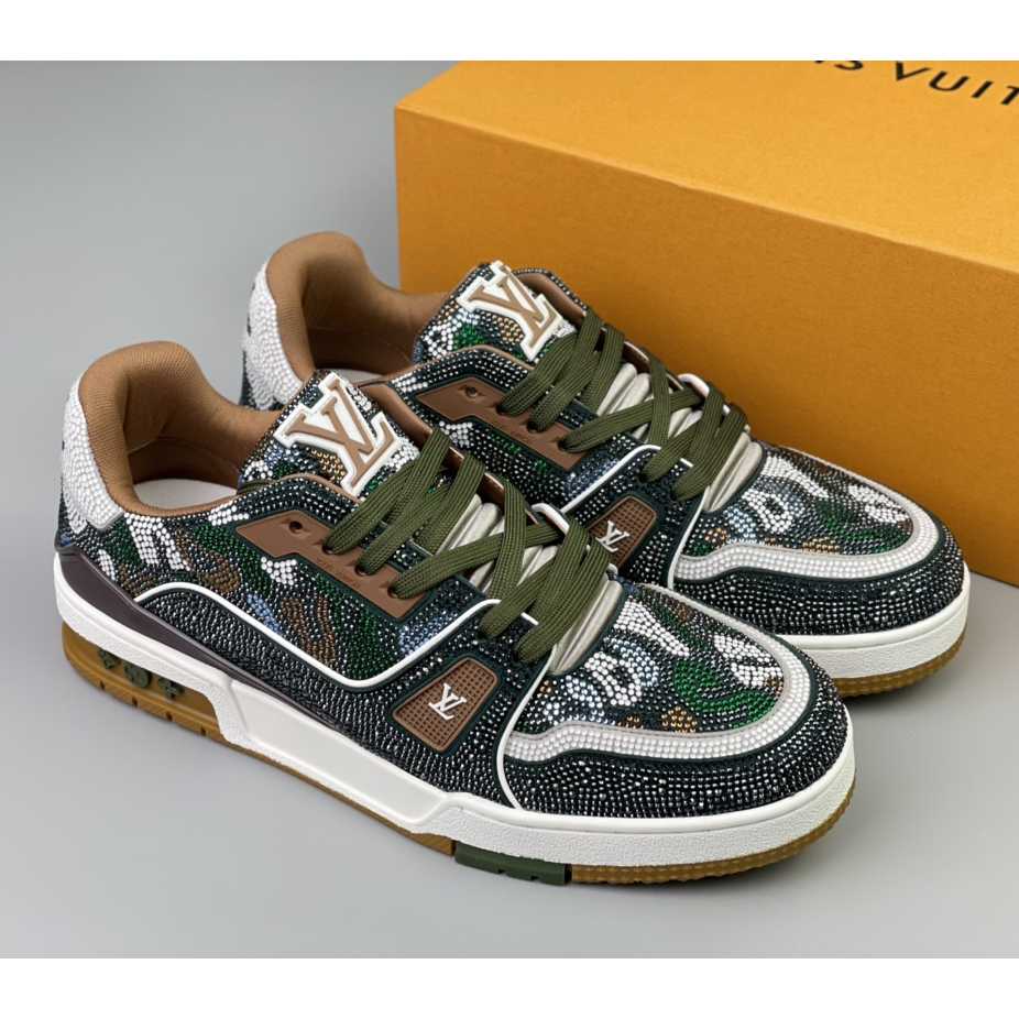 Louis Vuitton LV Trainer Sneaker    (Upon UK Size)   1AARH2 - PerfectKickZ