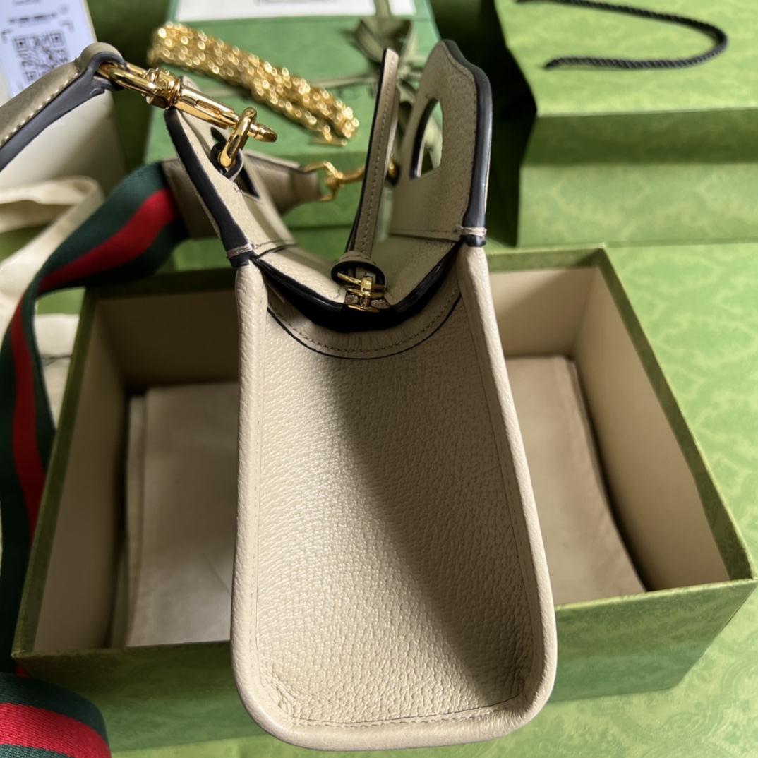 Gucci Ophidia GG Small Tote(25.5-19-10cm) - PerfectKickZ