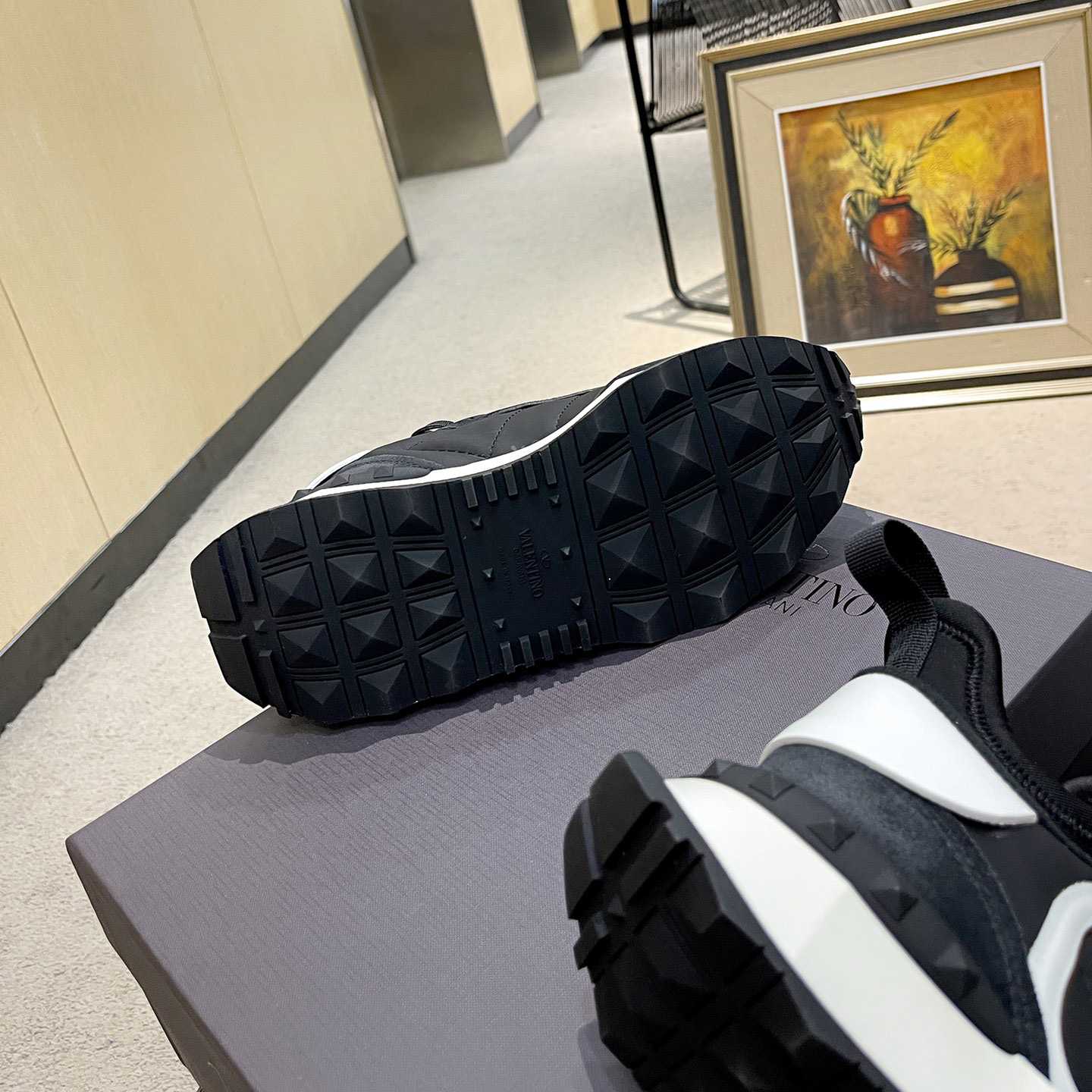 Valenti Netrunner Fabric And Suede Sneaker - PerfectKickZ