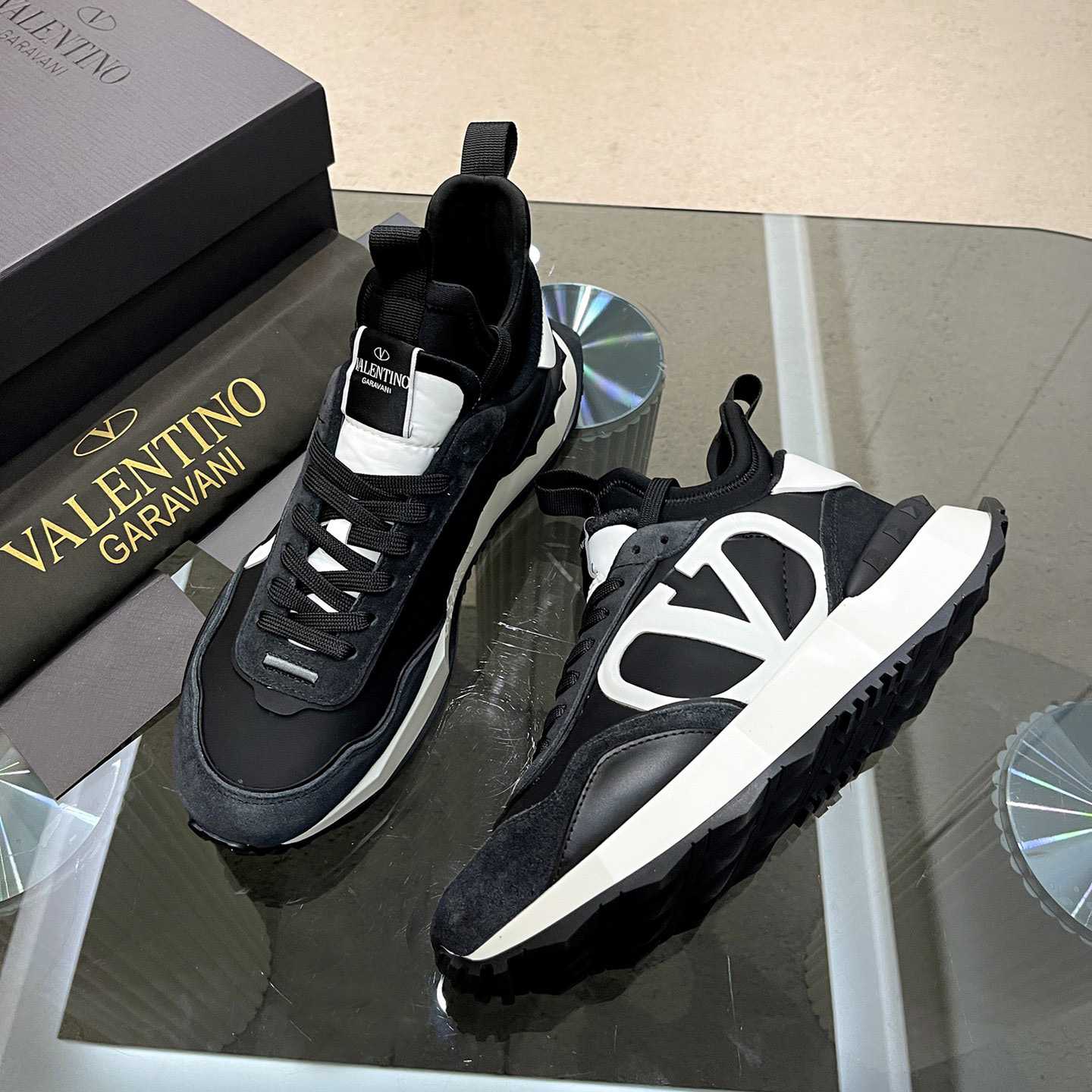 Valenti Netrunner Fabric And Suede Sneaker - PerfectKickZ