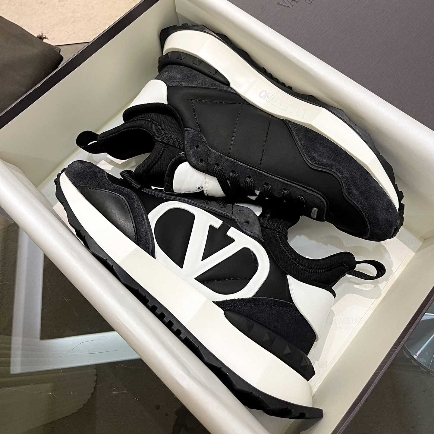 Valenti Netrunner Fabric And Suede Sneaker - PerfectKickZ