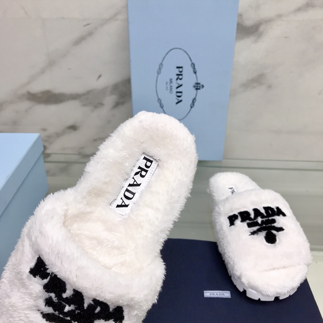 Prada Terry Cloth Slides - PerfectKickZ