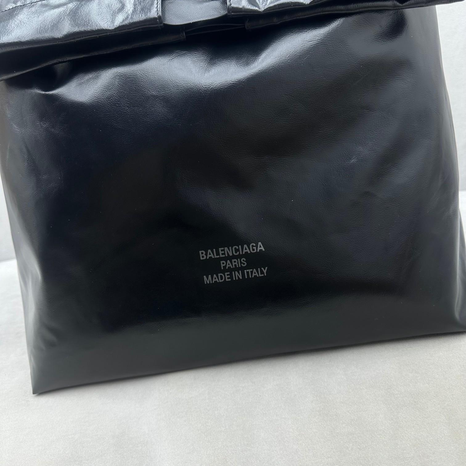Balenciaga Trash Bag Large Pouch In Black(37-40-52cm) - PerfectKickZ
