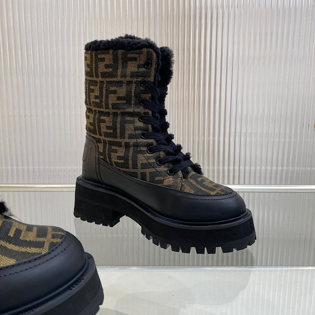 Fendi Signature Biker Boots - PerfectKickZ