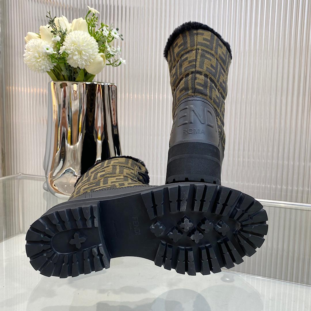 Fendi Signature Biker Boots - PerfectKickZ
