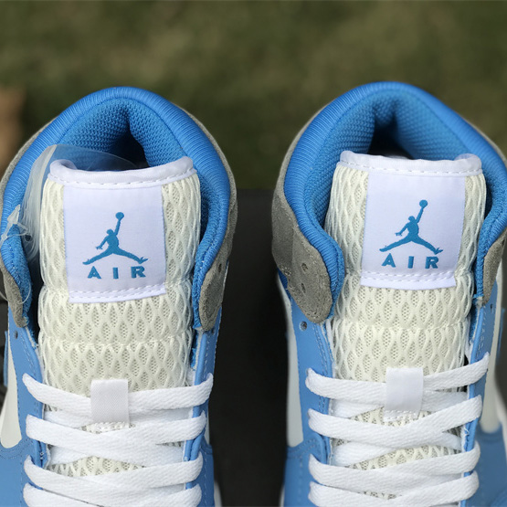 Air Jordan 1 Mid “University Blue” Sneaker    DX9276-100 - PerfectKickZ