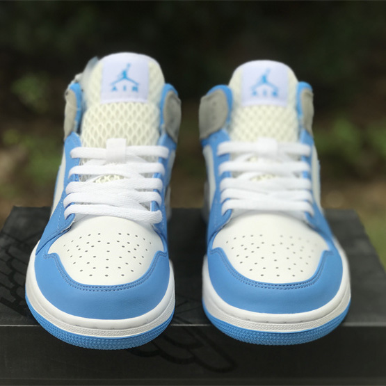 Air Jordan 1 Mid “University Blue” Sneaker    DX9276-100 - PerfectKickZ