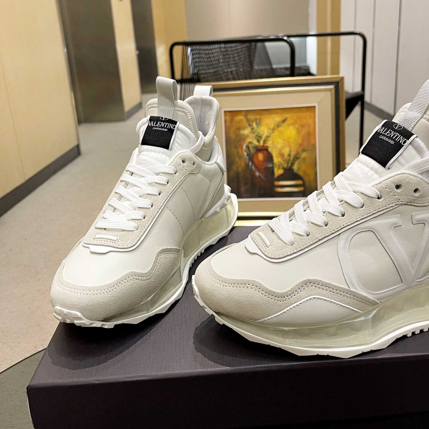 Valenti Netrunner Fabric And Suede Sneaker - 