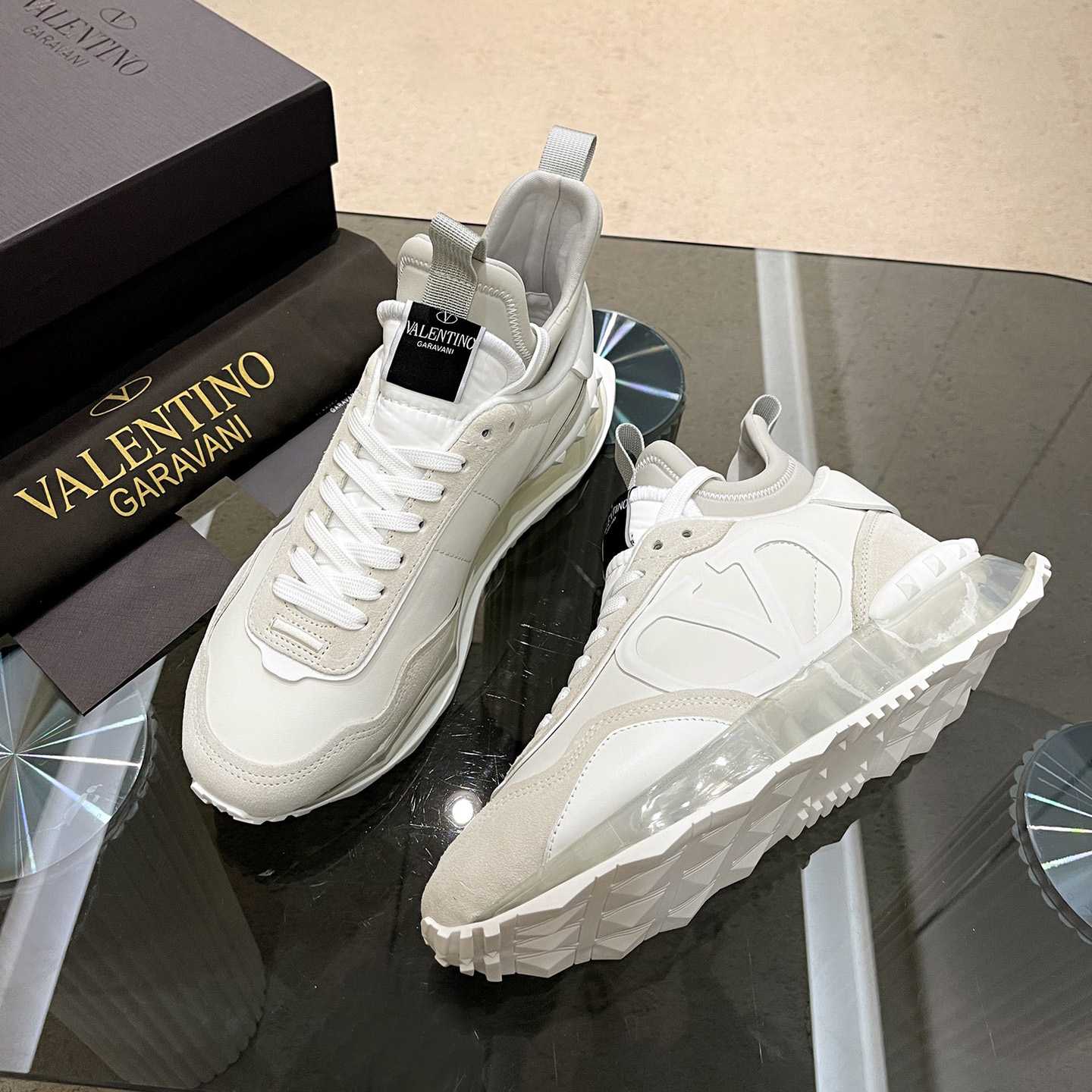 Valenti Netrunner Fabric And Suede Sneaker - 