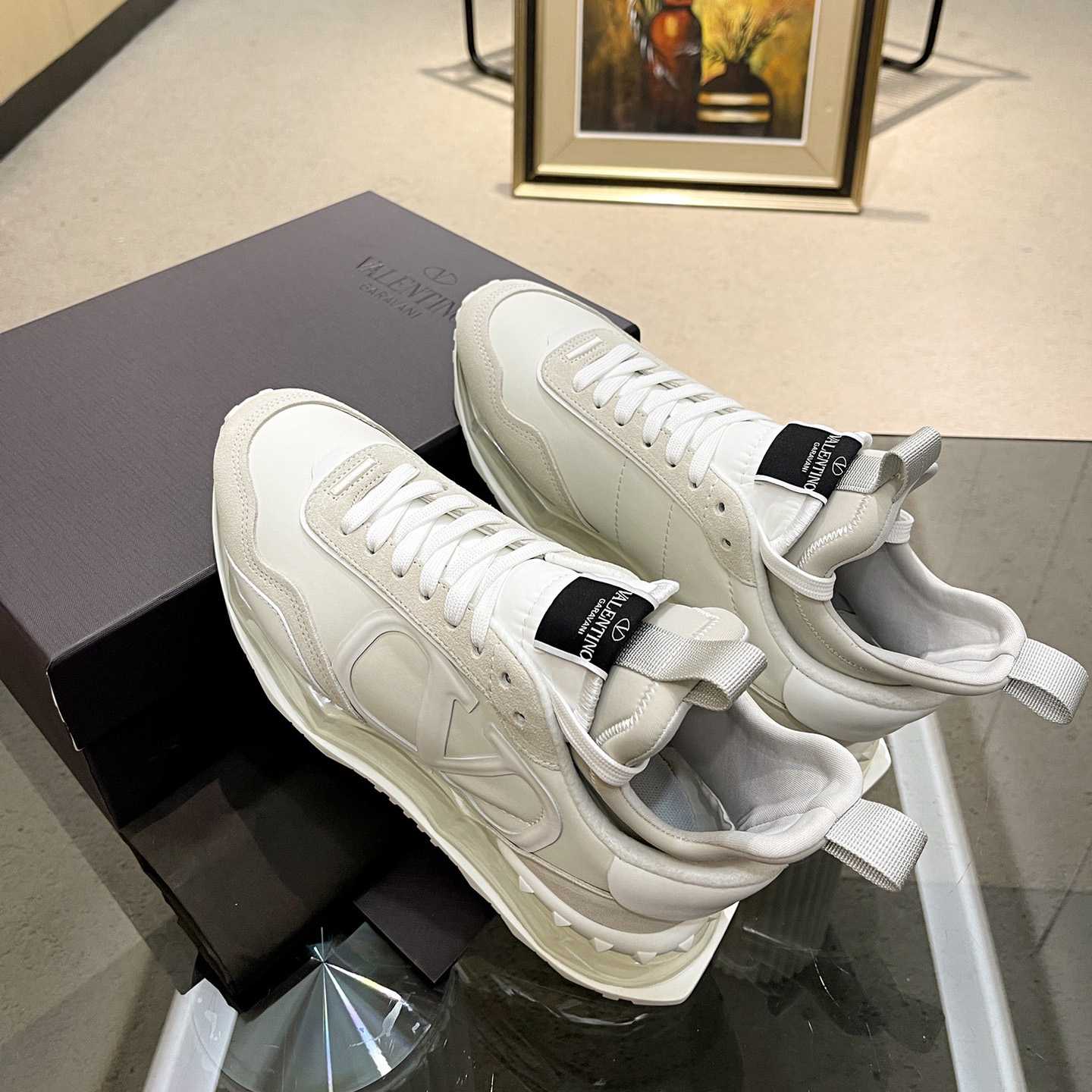 Valenti Netrunner Fabric And Suede Sneaker - 
