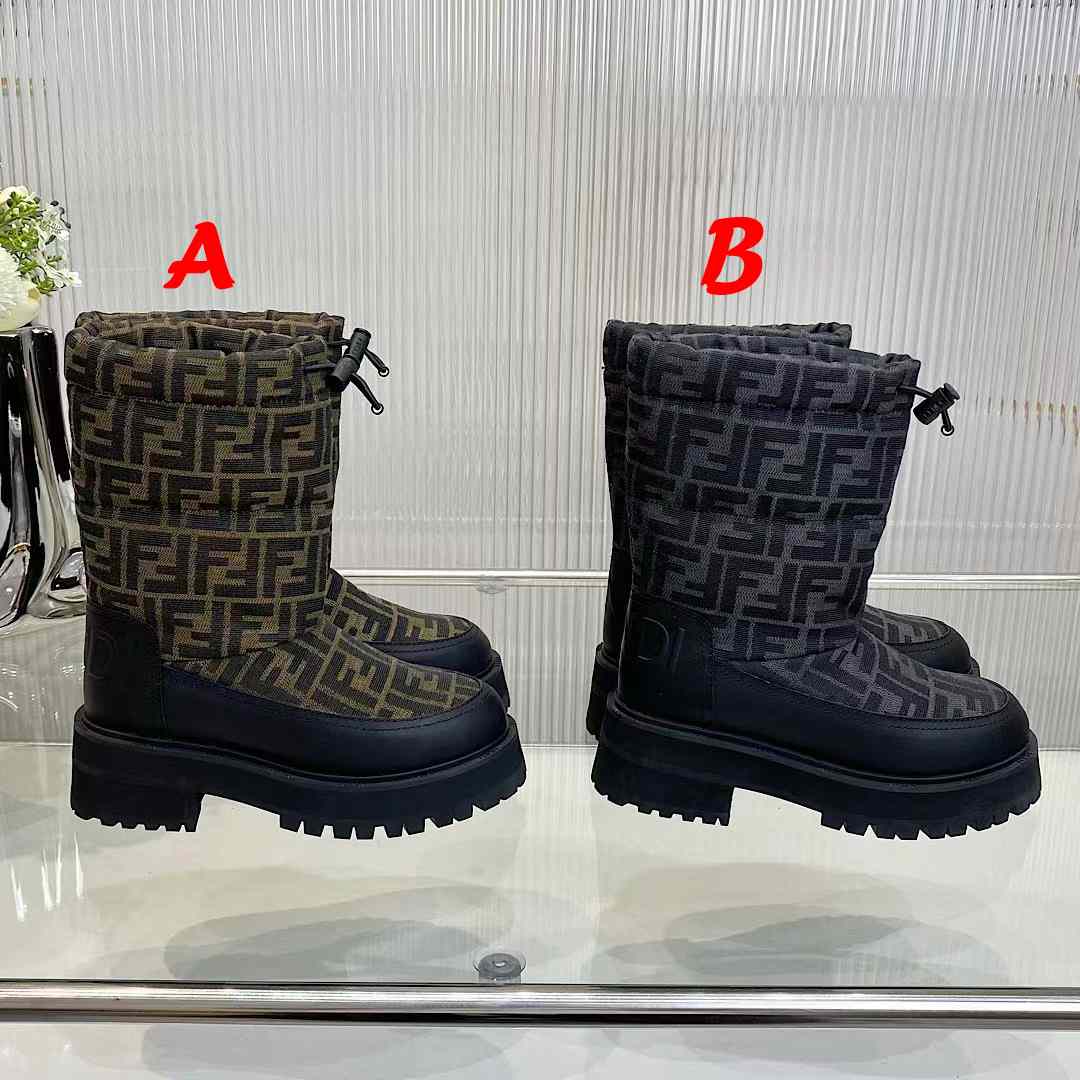 Fendi FF Logo Boots - PerfectKickZ