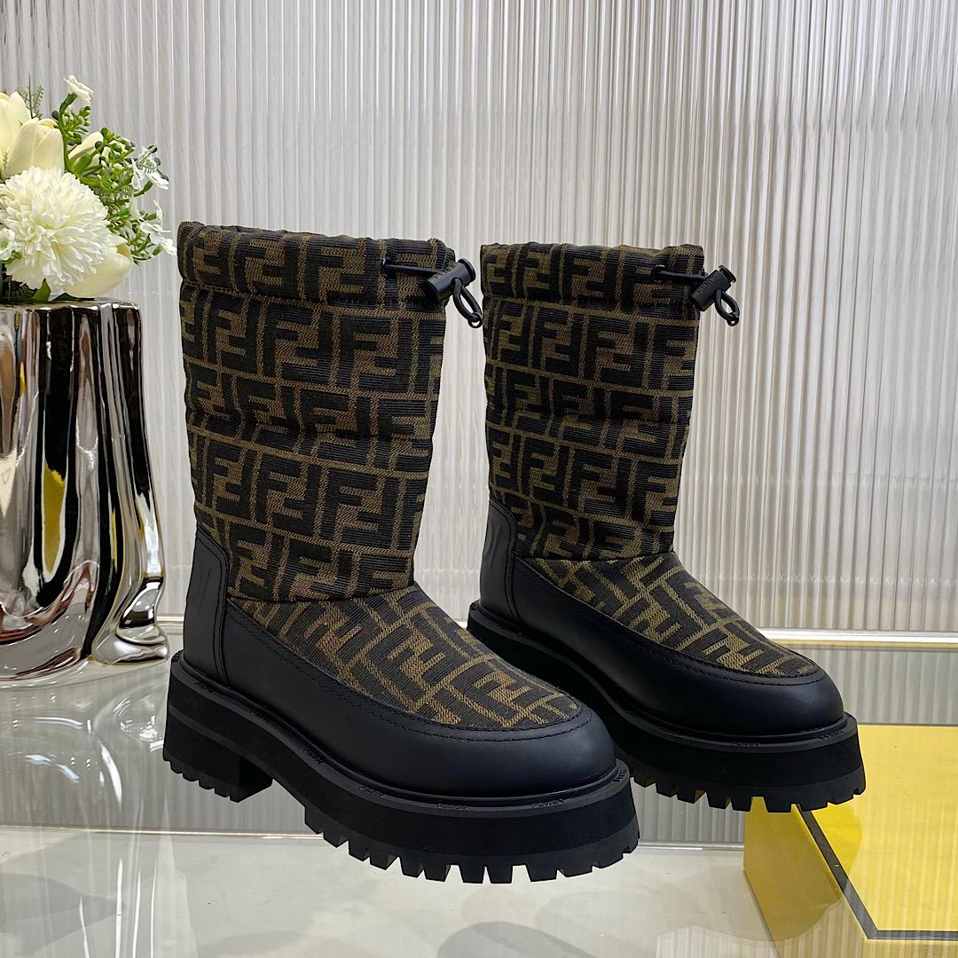 Fendi FF Logo Boots - PerfectKickZ