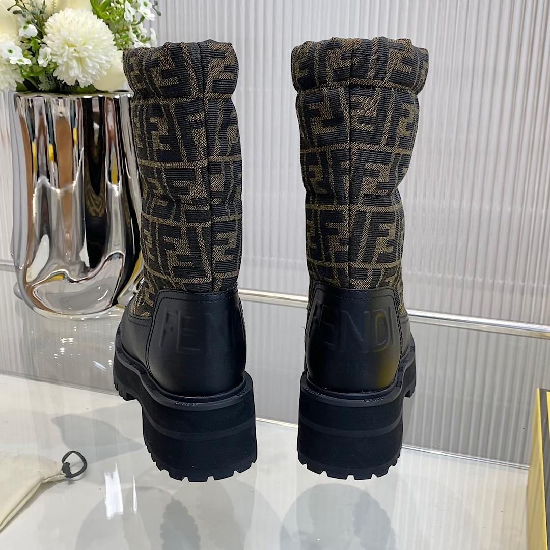 Fendi FF Logo Boots - PerfectKickZ